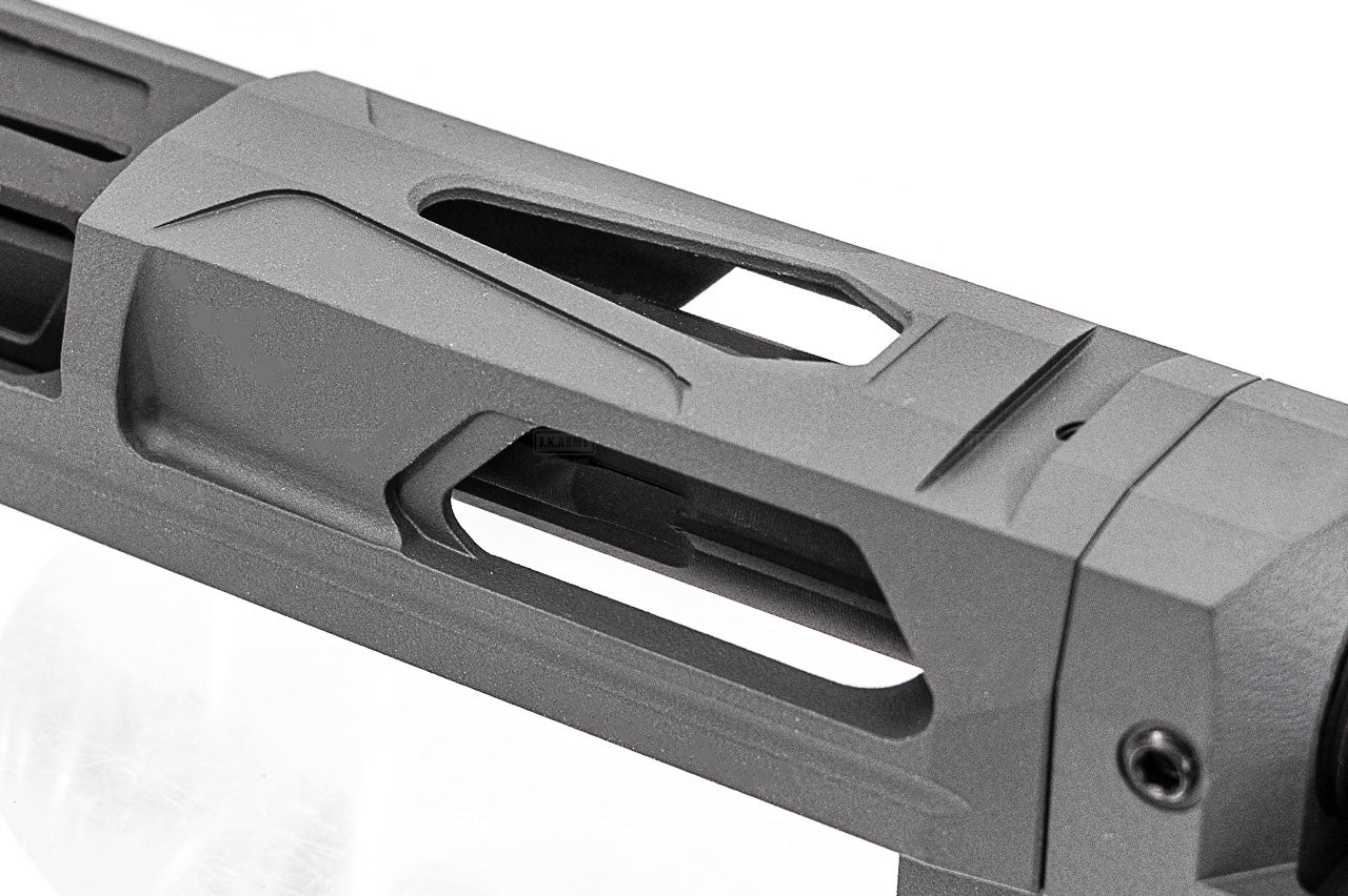 Pro-Arms Killer Style Steel Slide Set With Compensator For SIG AIR / VFC P320 M18 X Carry GBBP ( Cerakote Version ) -Grey