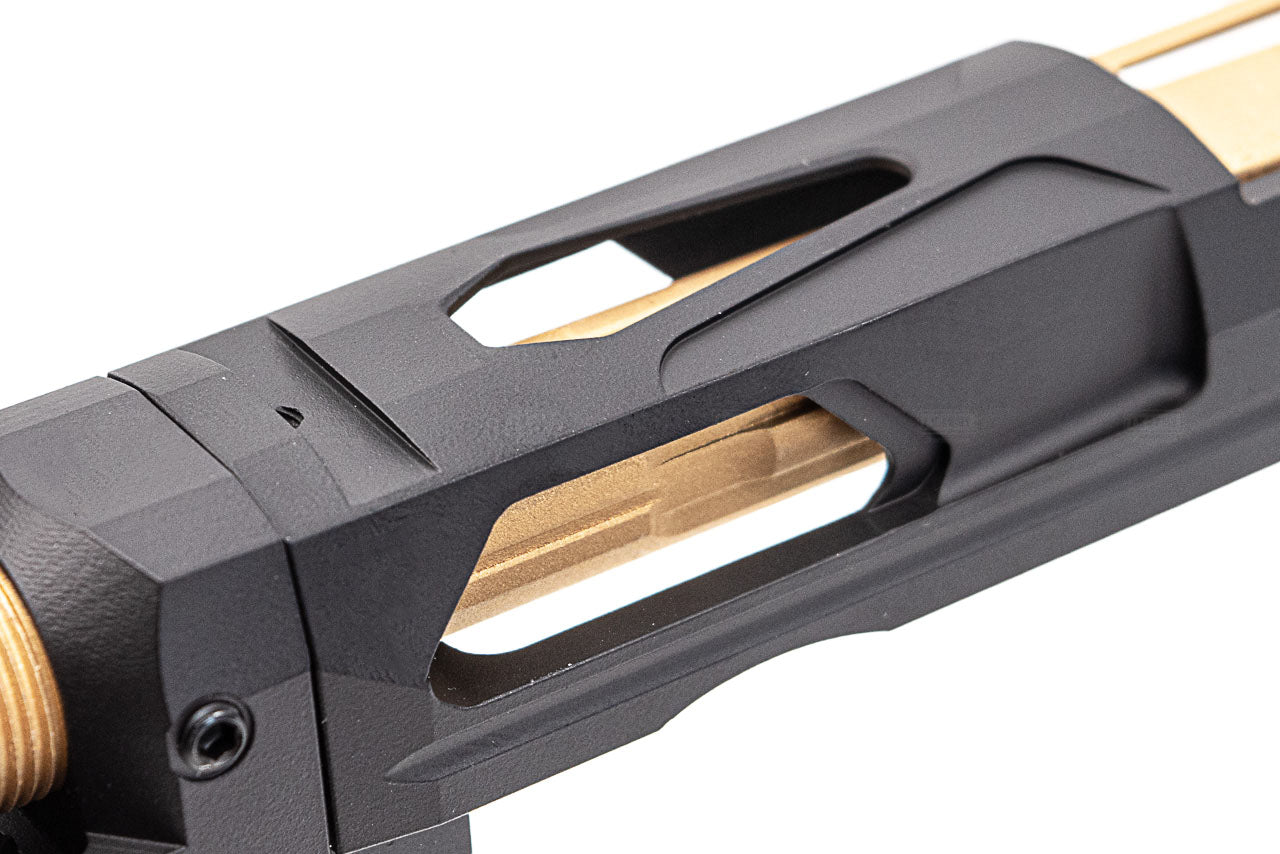 Pro-Arms Killer Style Steel Slide Set With Compensator For SIG AIR / VFC P320 M18 X Carry GBBP ( Cerakote Version ) -Black