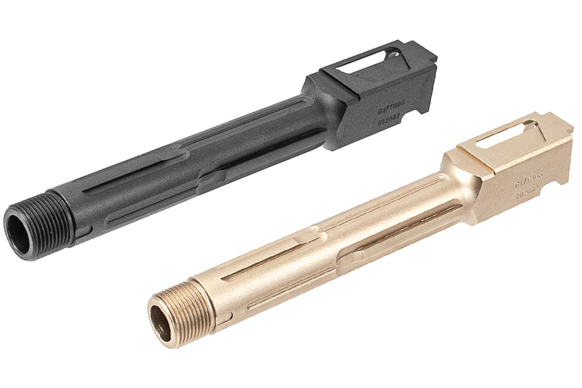 Pro-Arms Killer Style 14mm CCW Threaded Outer Barrel For Umarex / VFC Glock 17 Gen5 GBBP -Titanium Gold