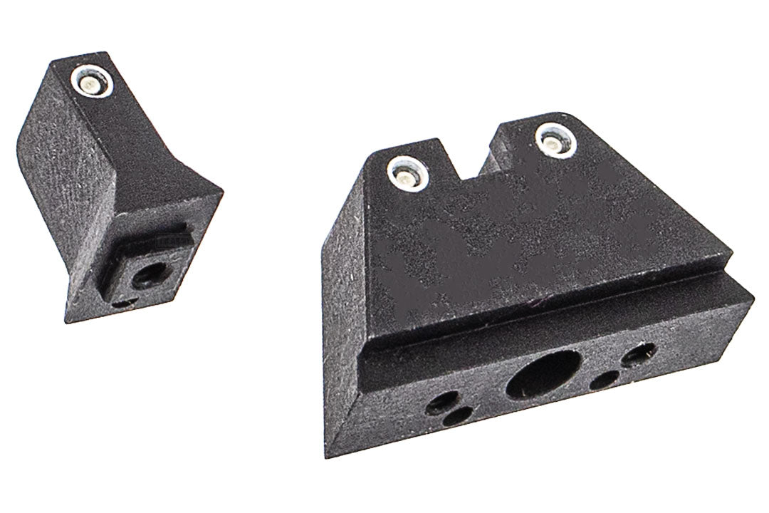 Pro-Arms CNC Steel Tritium Suppressor Sights Set For Marui TM G17 Gen5 MOS GBBP