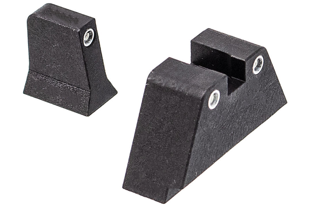 Pro-Arms CNC Steel Tritium Suppressor Sights Set For Marui TM G17 Gen5 MOS GBBP