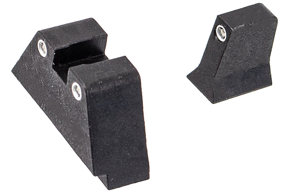 Pro-Arms CNC Steel Tritium Suppressor Sights Set For Marui TM G17 Gen5 MOS GBBP
