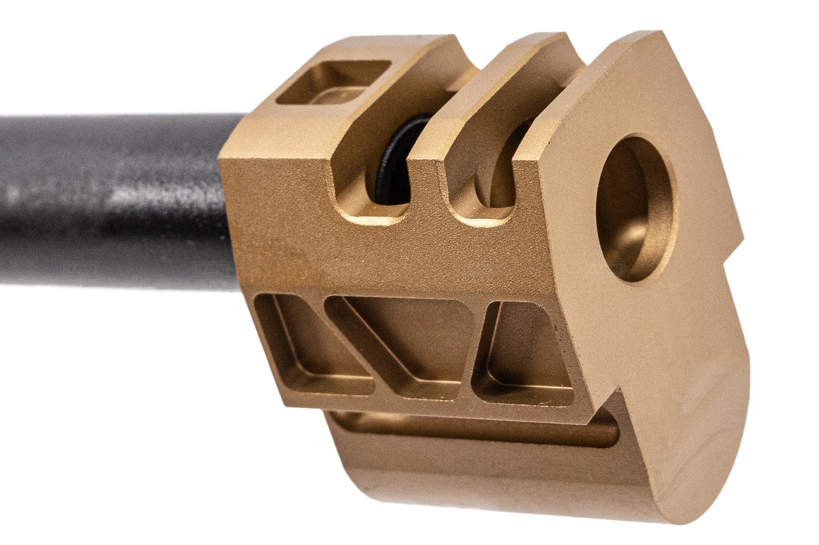 Pro-Arms Steel PM Style Outer Barrel With Ultra Compensator For SIG AIR / VFC P320 M18 X Carry GBBP Series-FDE