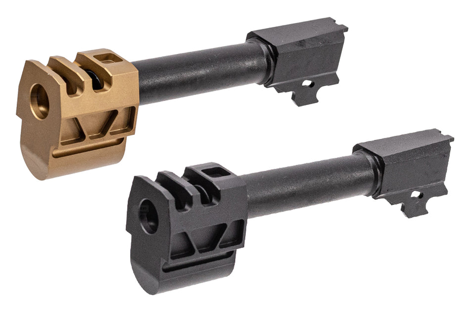 Pro-Arms Steel PM Style Outer Barrel With Ultra Compensator For SIG AIR / VFC P320 M18 X Carry GBBP Series-FDE