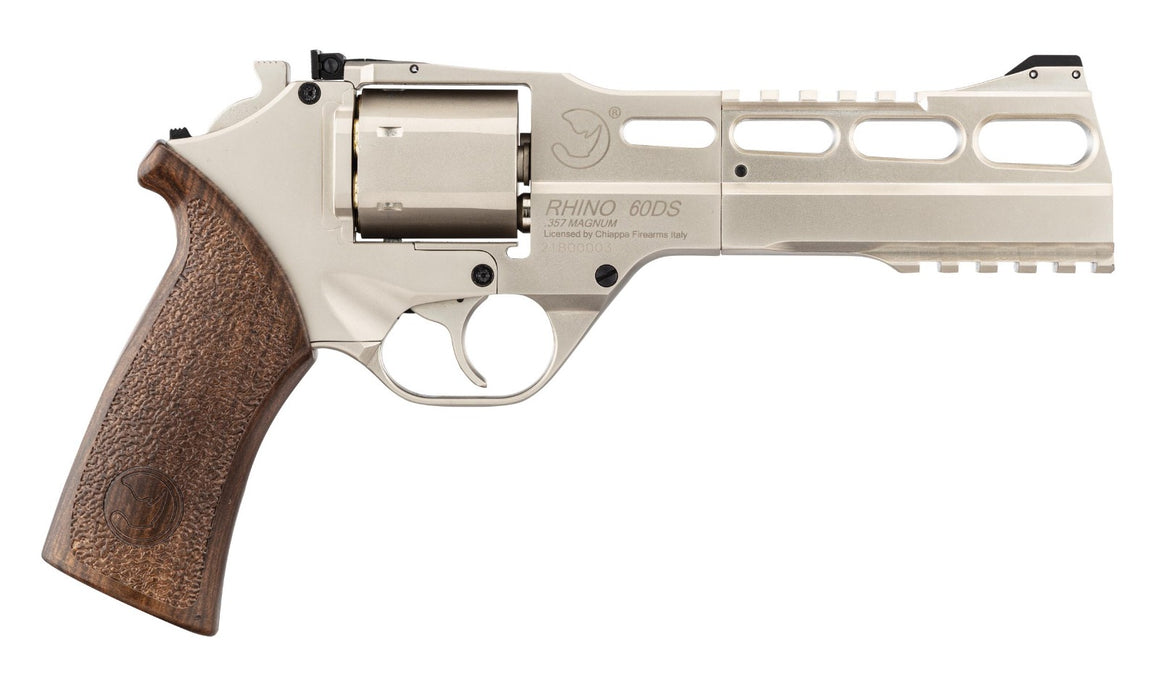 BO Chiappa Rhino 60DS .357 Magnum CO2 Revolver ( Nickel Chrome Finish )