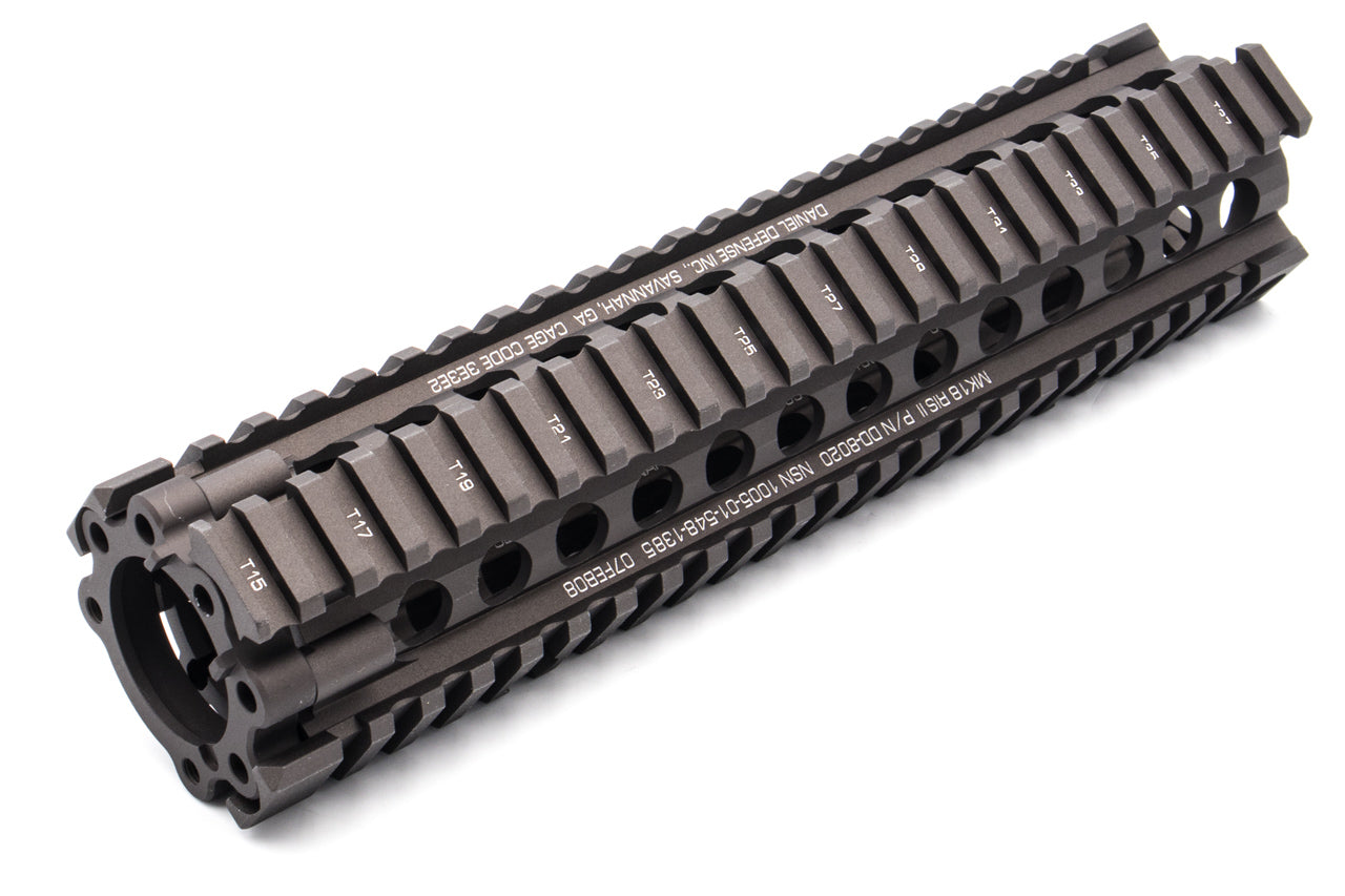 EMG Daniel Defense Rail Licensed DD MK18 RIS 2 9.5inch Handguard Rail For AEG / MWS / WA / GHK / PTW GBBR ( MK18 RAIL INTERFACE SYSTEM II, RIS II FDE ) ( Eagle Eye )