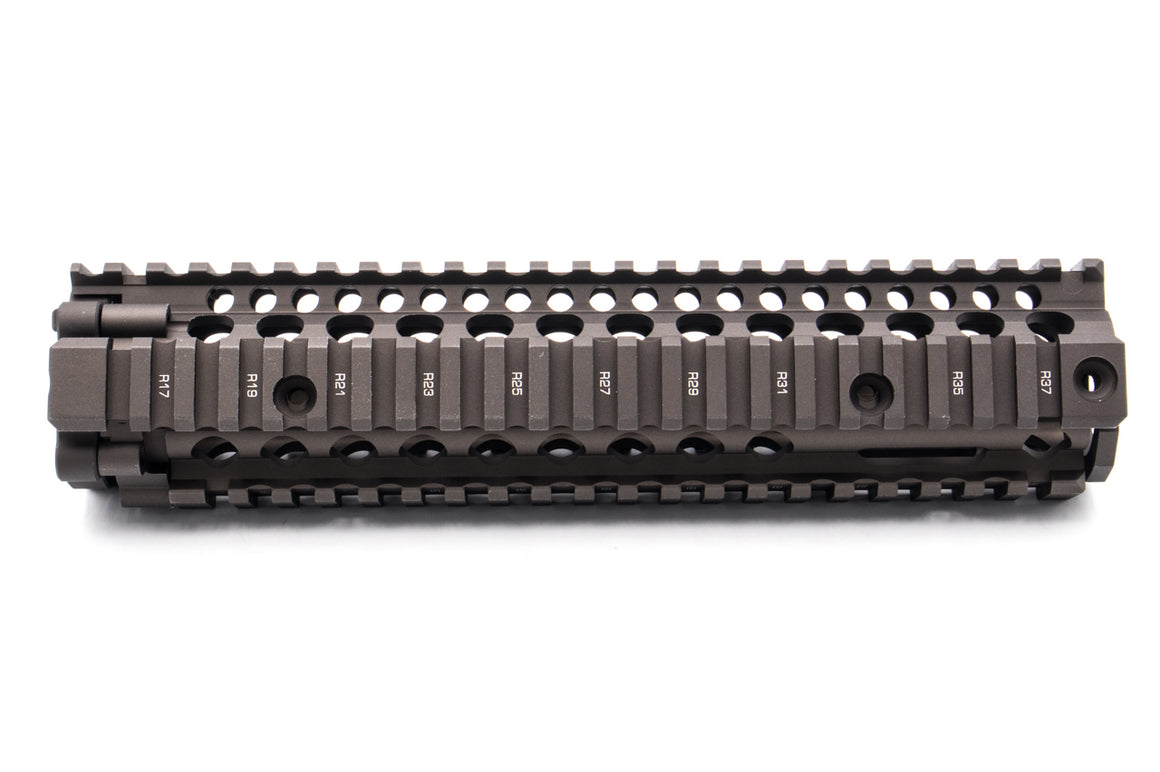 EMG Daniel Defense Rail Licensed DD MK18 RIS 2 9.5inch Handguard Rail For AEG / MWS / WA / GHK / PTW GBBR ( MK18 RAIL INTERFACE SYSTEM II, RIS II FDE ) ( Eagle Eye )