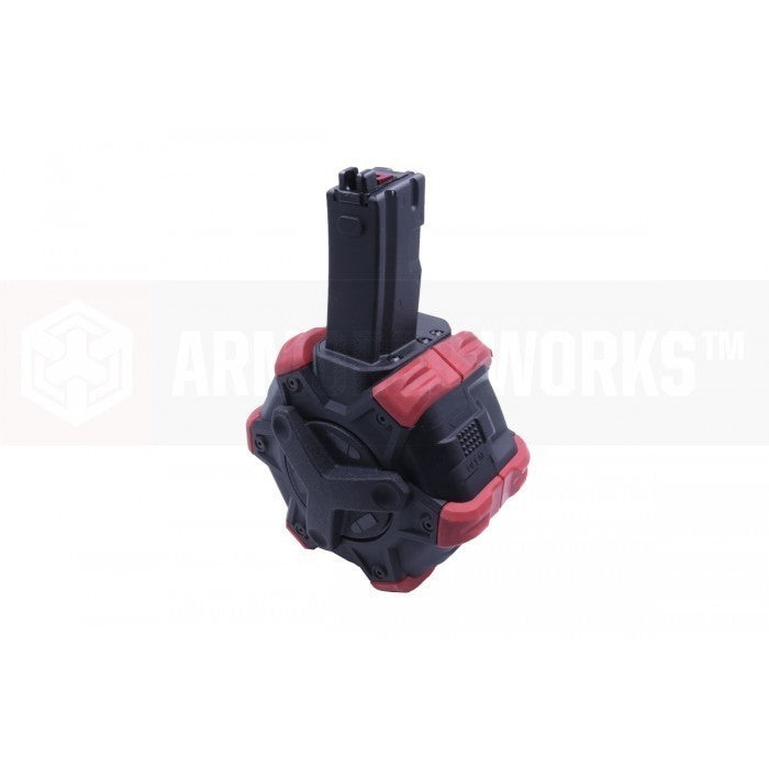 AW Custom™ Adaptive Drum Magazine for AP series GBB ( Red )