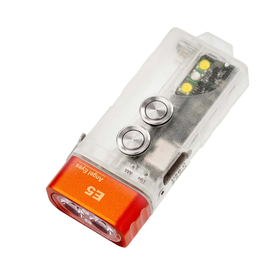 RovyVon Angel Eyes E5 GITD 6500K Keychain EDC Flashlight