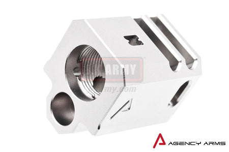 RWA Agency Arms 417 Compensator ( Silver ) (14mm CCW )