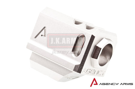RWA Agency Arms 417 Compensator ( Silver ) (14mm CCW )