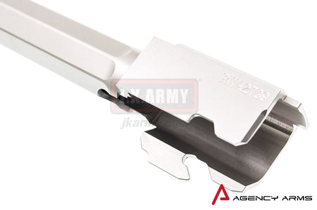 RWA Agency Arms 917 Threaded Outer Barrel 14mm CCW Stainless Steel for Tokyo Marui Model 17