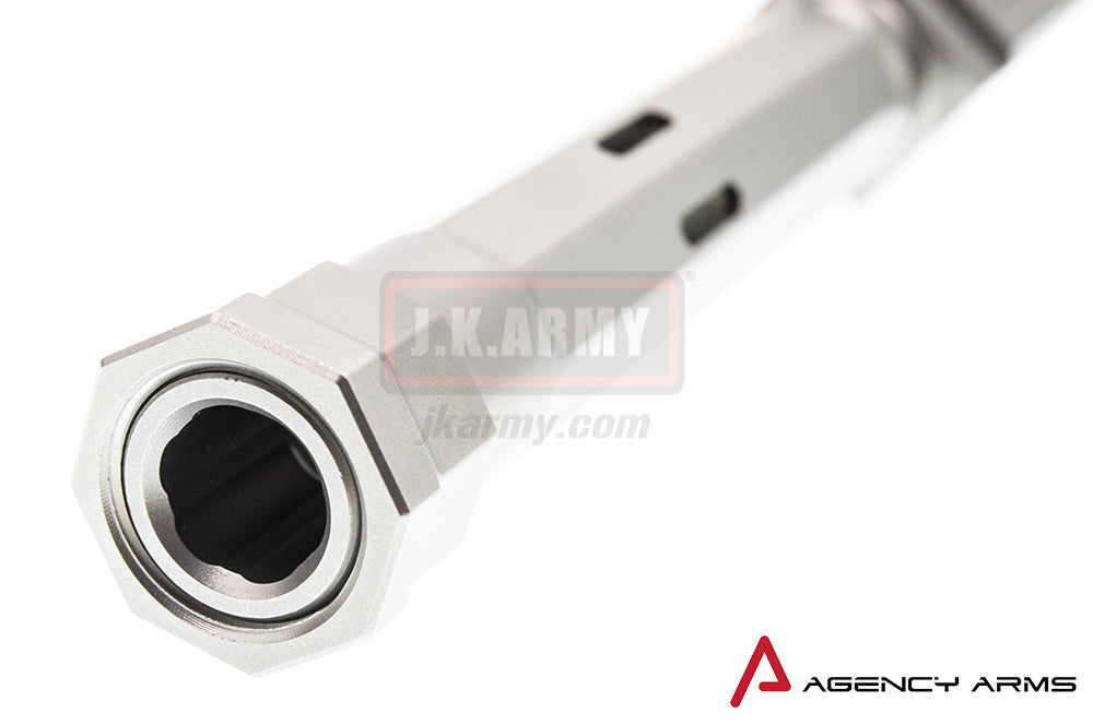 RWA Agency Arms 917 Threaded Outer Barrel 14mm CCW Stainless Steel for Tokyo Marui Model 17