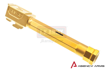 RWA Agency Arms 917 Threaded Outer Barrel 14mm CCW Titanium Nitride (TiN) for Tokyo Marui Model 17