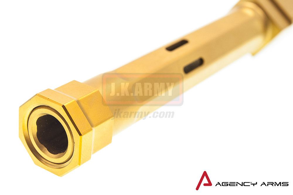 RWA Agency Arms 917 Threaded Outer Barrel 14mm CCW Titanium Nitride (TiN) for Tokyo Marui Model 17