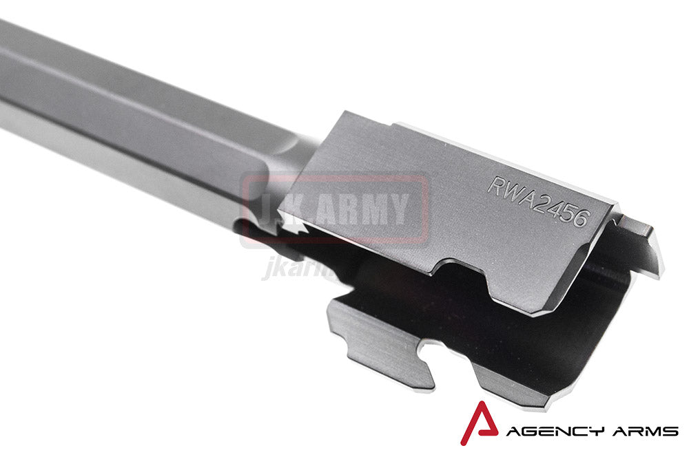 RWA Agency Arms 917 Threaded Outer Barrel 14mm CCW Black Nitride for Tokyo Marui Model 17