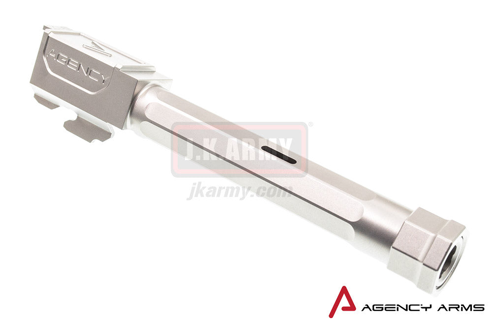 RWA Agency Arms 917 Threaded Outer Barrel 14mm CCW Stainless Steel for Tokyo Marui Model 17