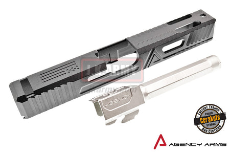 RWA Agency Arms Legacy Slide Set for Marui Model 17( Cerakote Agency Grey )