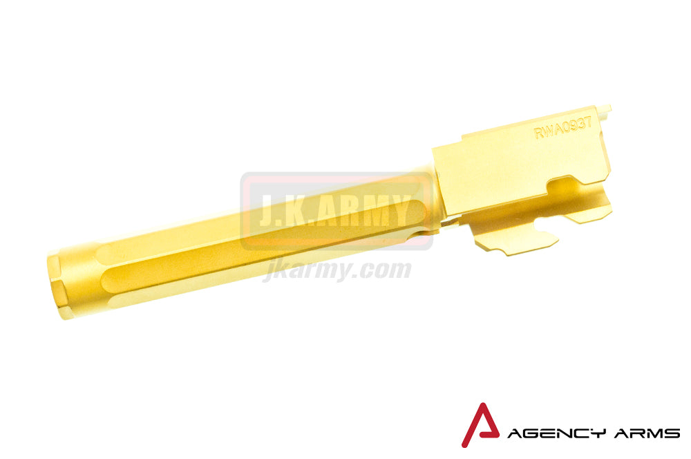 RWA Agency Arms Outer Barrel Titanium Nitride (TiN) for Tokyo Marui Model 17