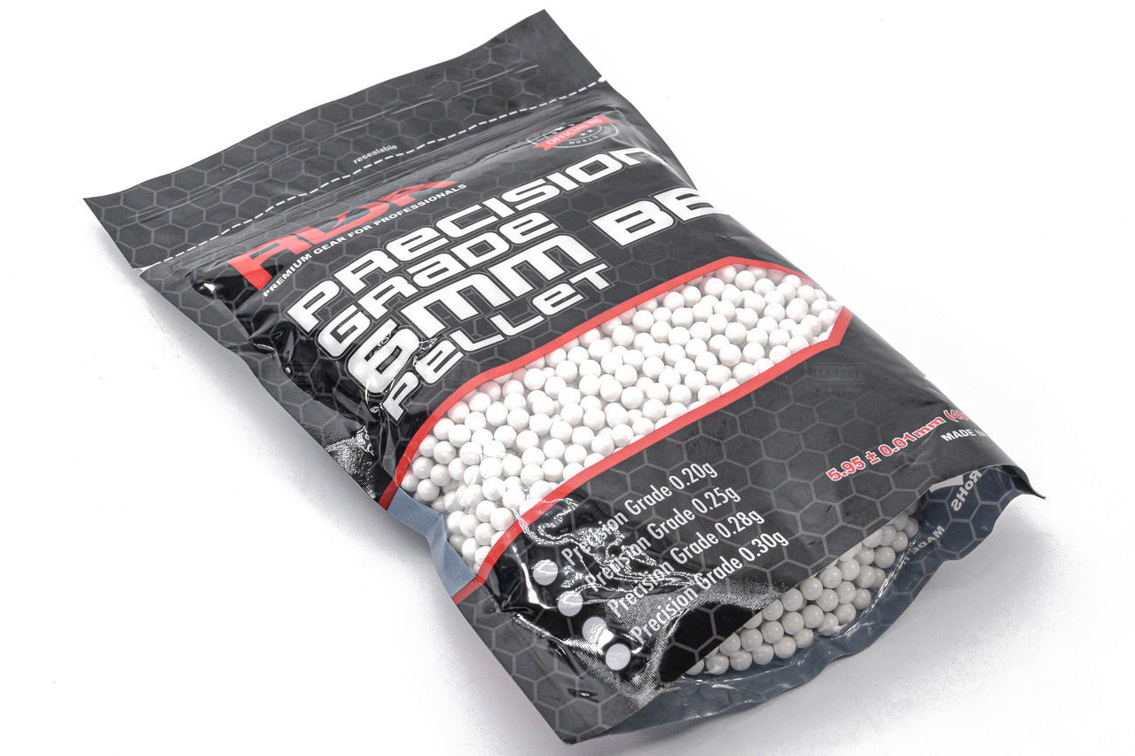RWA ABS Precision Grade 6mm BBs ( 0.20g / 0.25g / 0.28g / 0.30g ) ( 4000rds/bag )