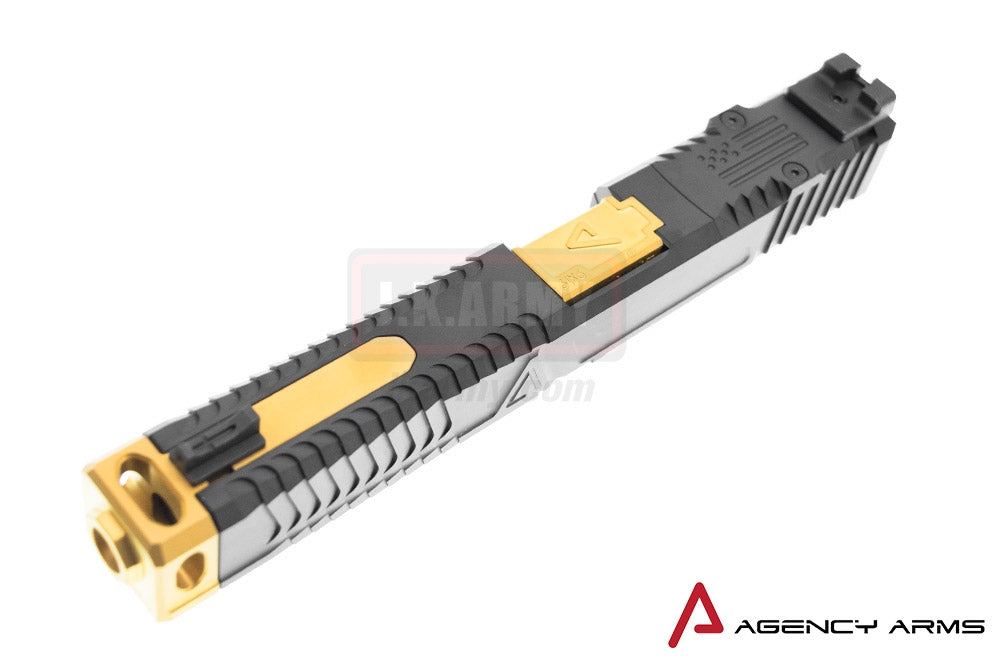 RWA Agency Arms Project NOC ( Full Size Deluxe Stainless Steel Version ) Slide Set for TM Model 17 ( Limited Edition )