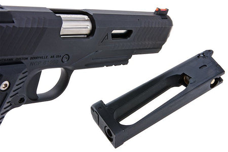 RWA Nighthawk Custom Agent 2 CO2 GBB Pistol Airsoft ( Stainless Steel Version ) ( Black )
