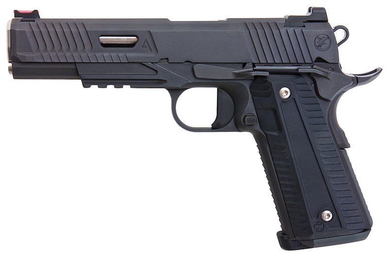 RWA Nighthawk Custom Agent 2 CO2 GBB Pistol Airsoft ( Stainless Steel Version ) ( Black )