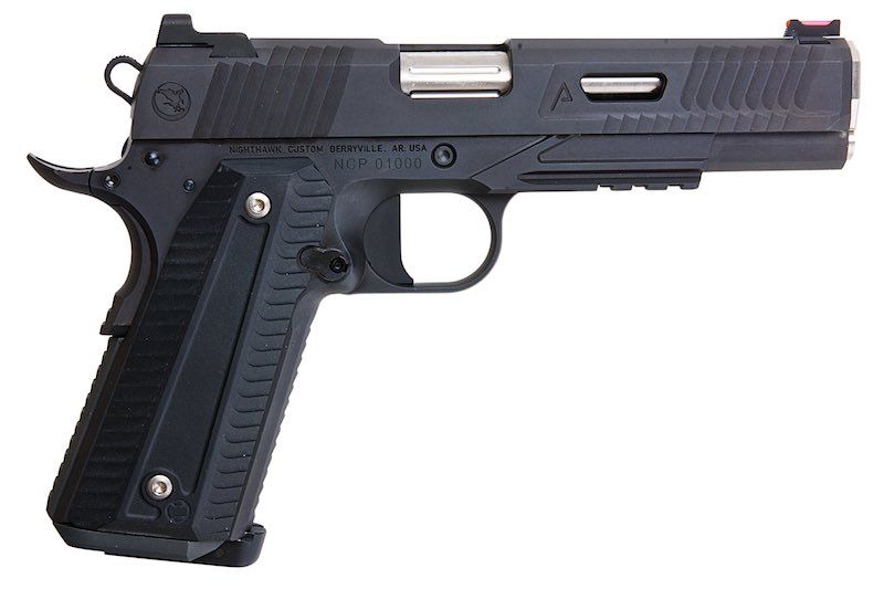 RWA Nighthawk Custom Agent 2 CO2 GBB Pistol Airsoft ( Stainless Steel Version ) ( Black )