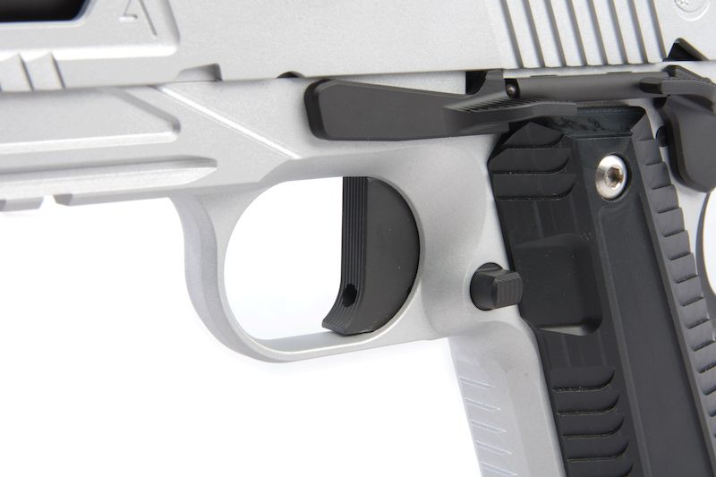 RWA NIGHTHAWK CUSTOM AGENT 2 GBB Pistol ( CERAKOTE Silver Black 2 TONE ) ( TM 1911 System ) ( Limited Edition )