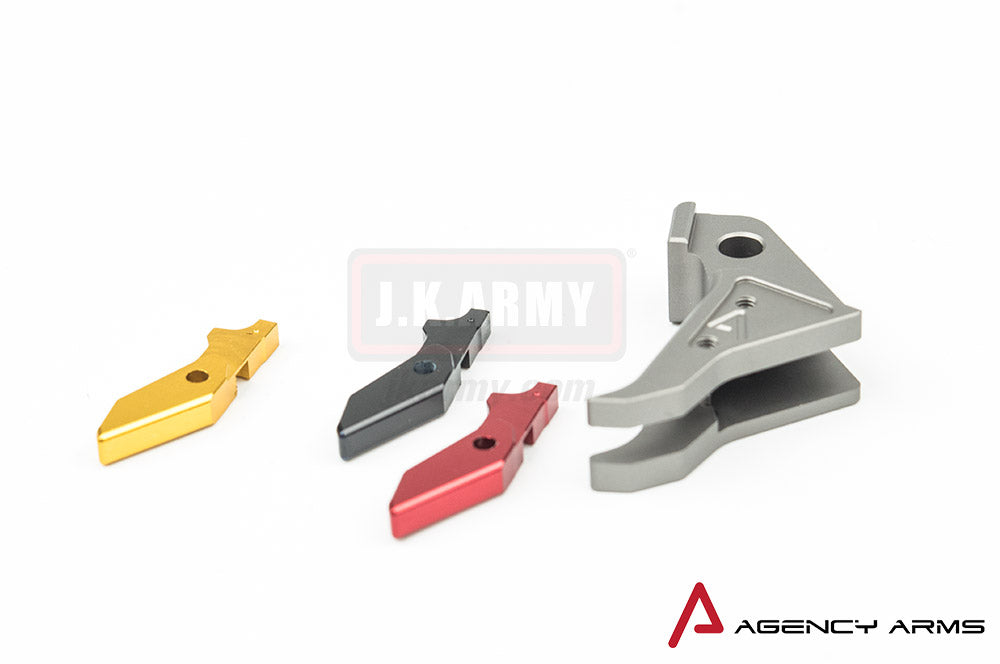 RWA Agency Arms Trigger for Tokyo Marui Model 17 ( Gun Metal Grey )