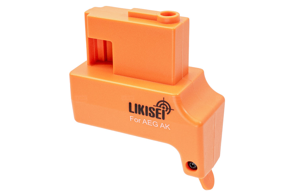 LIKISEI AK AEG Airsoft BBs Loader Adapter For Odin Innovations M12 Sidewinder BBs Speed Loader-Orange