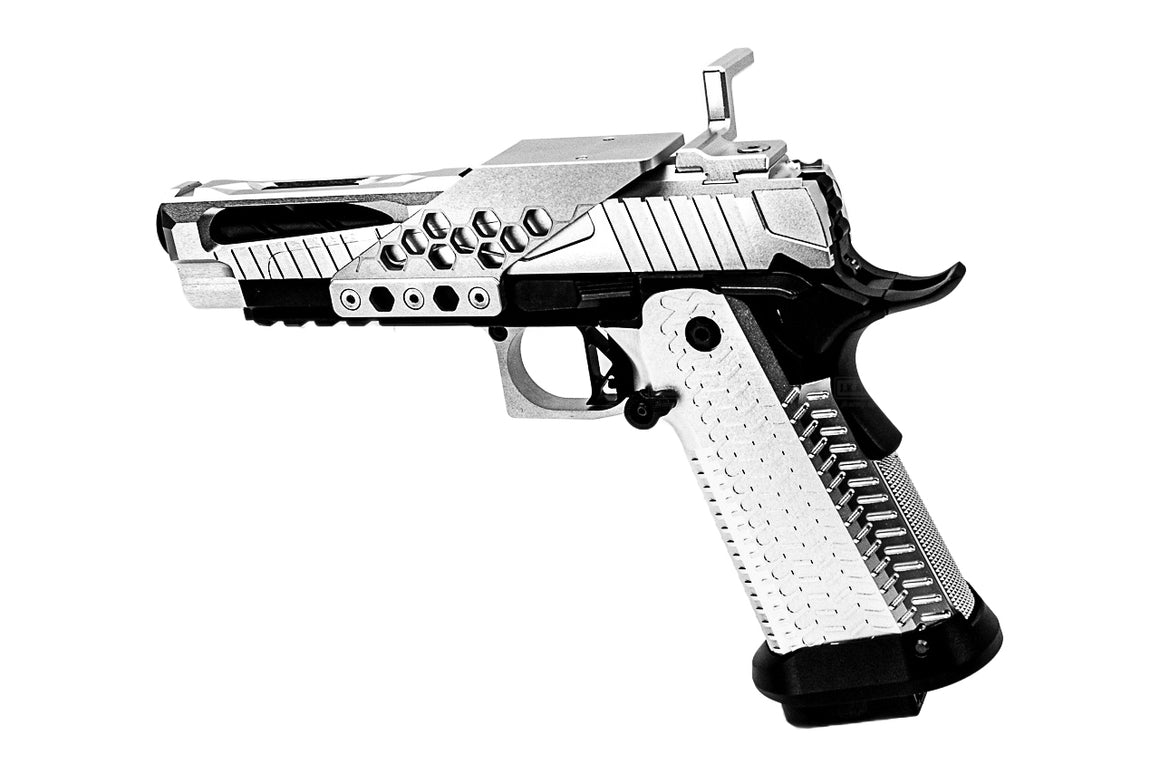SAVIA CNC Hi-Capa Type 1 Race Gun GBB Pistol Airsoft ( Silver )