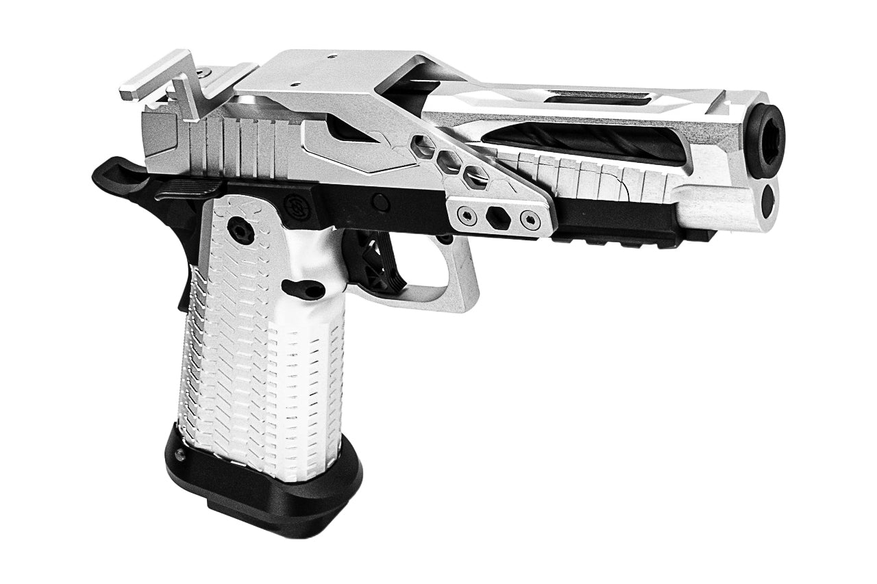 SAVIA CNC Hi-Capa Type 1 Race Gun GBB Pistol Airsoft ( Silver )
