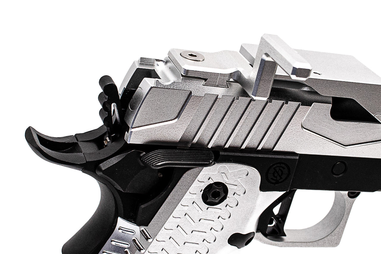 SAVIA CNC Hi-Capa Type 1 Race Gun GBB Pistol Airsoft ( Silver )