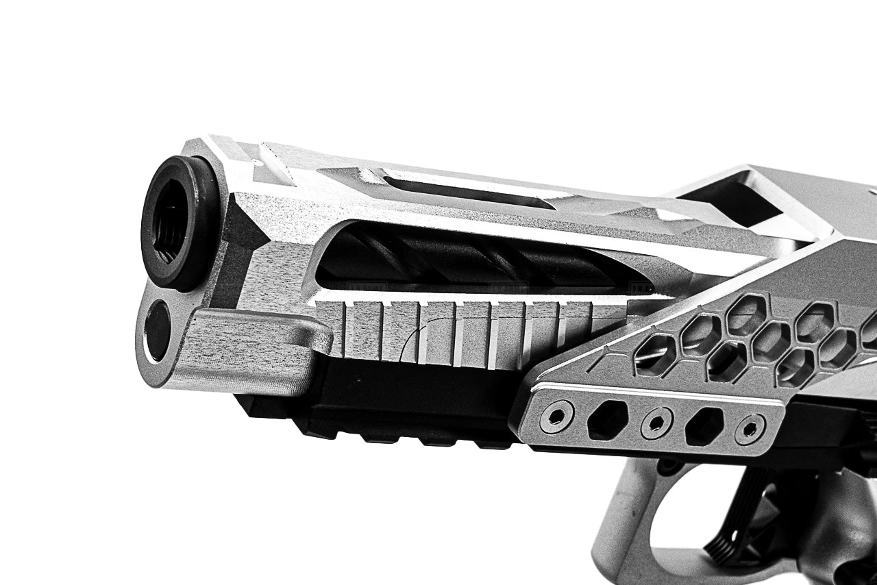 SAVIA CNC Hi-Capa Type 1 Race Gun GBB Pistol Airsoft ( Silver )