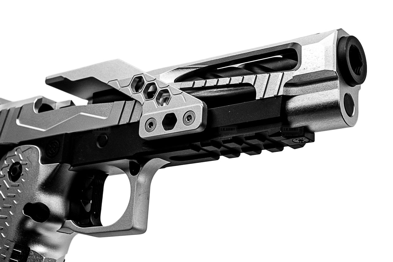 SAVIA CNC Hi-Capa Type 1 Race Gun GBB Pistol Airsoft ( Silver )