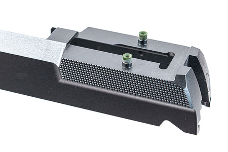 SAVIA CNC Aluminum Infinity RMR Cut Slide For Marui TM Hi-Capa 5.1 GBBP Series -Titanium Grey