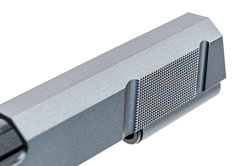 SAVIA CNC Aluminum Infinity RMR Cut Slide For Marui TM Hi-Capa 5.1 GBBP Series -Titanium Grey