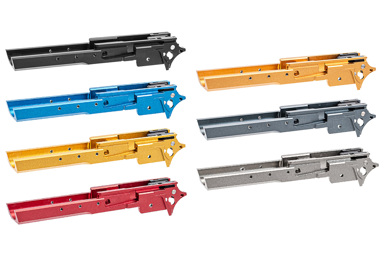 SAVIA CNC Aluminum Type 1 Frame For Marui TM Hi-Capa 5.1 GBBP Series -Titanium Grey