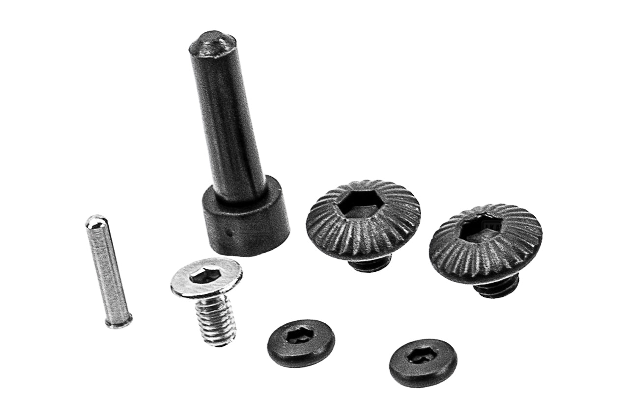 SAVIA CNC Aluminum Infinity HEX Style Grip For Marui TM Hi-Capa 5.1 / 4.3 / Gold Match GBBP Series -Titanium Grey