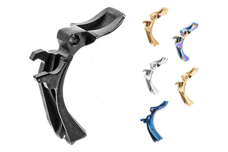 SAVIA CNC Steel Infinity Style Grip Safety For Marui TM Hi-Capa 5.1 / 4.3 / Gold Match GBBP Series -Blue