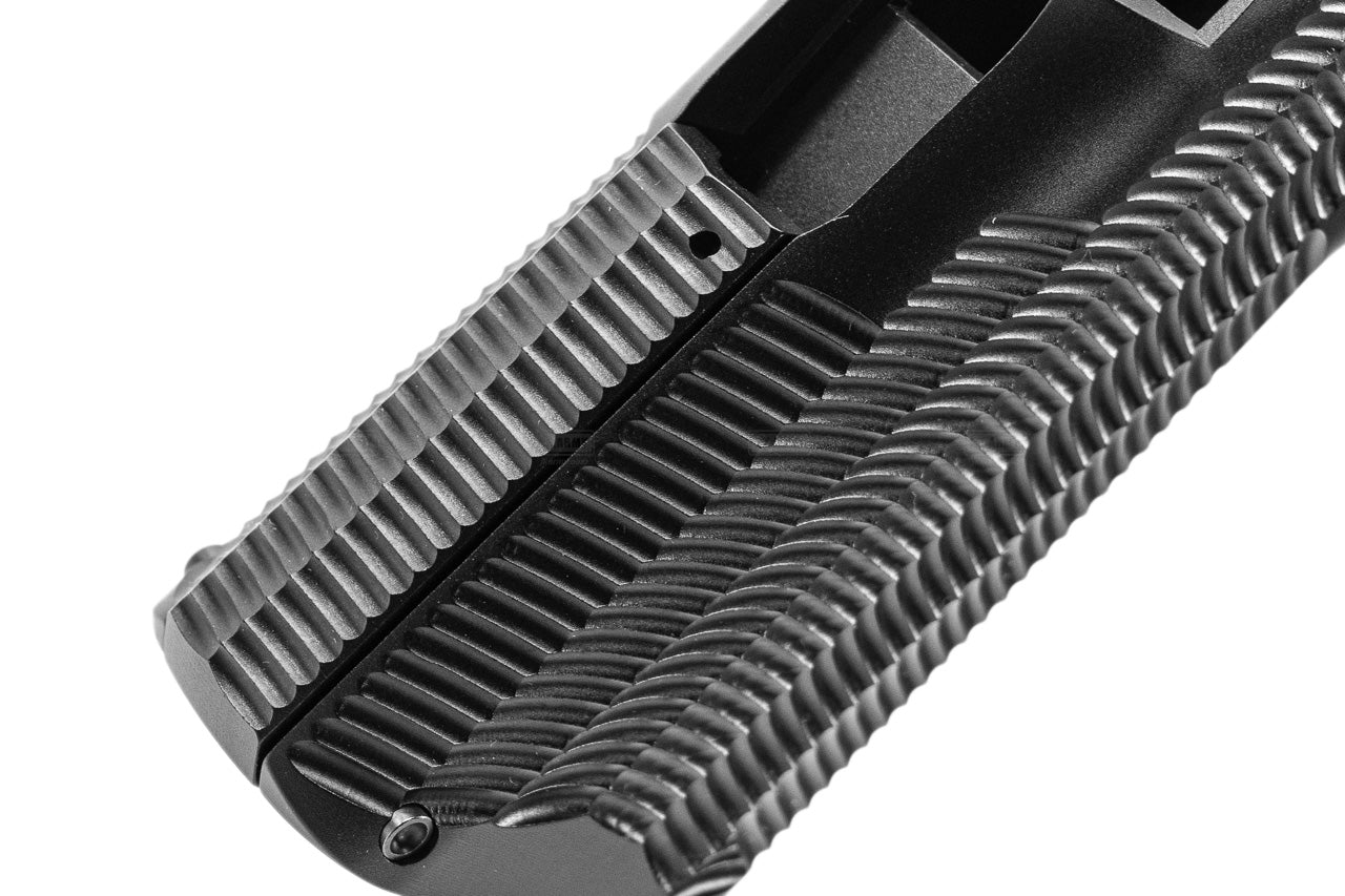 SAVIA CNC Aluminum Type 4 Grip For Marui TM Hi-Capa GBBP Series -Silver