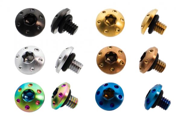 SAVIA Stainless Steel Grip Screw Type 5 For Marui TM Hi-Capa GBBP Series