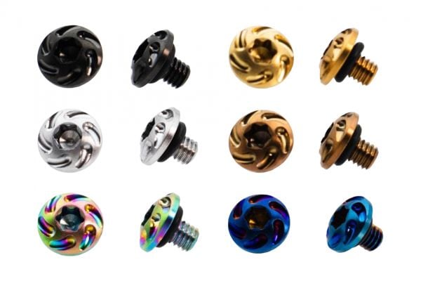 SAVIA Stainless Steel Grip Screw Type 8 For Marui TM Hi-Capa GBBP Series