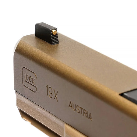 LAV Style Steel Sight Set for Marui / WE G Series / Umarex VFC Glock G19X / G45 / G17 Gen5 / G19 Gen4 Series - TM / WE Spec