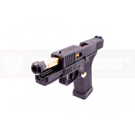 EMG SAI BLU Tier One 2.0 Compact GBB Pistol Airsoft ( Aluminum / Green Gas Type ) ( Gold & Black ) #SA-TO2001