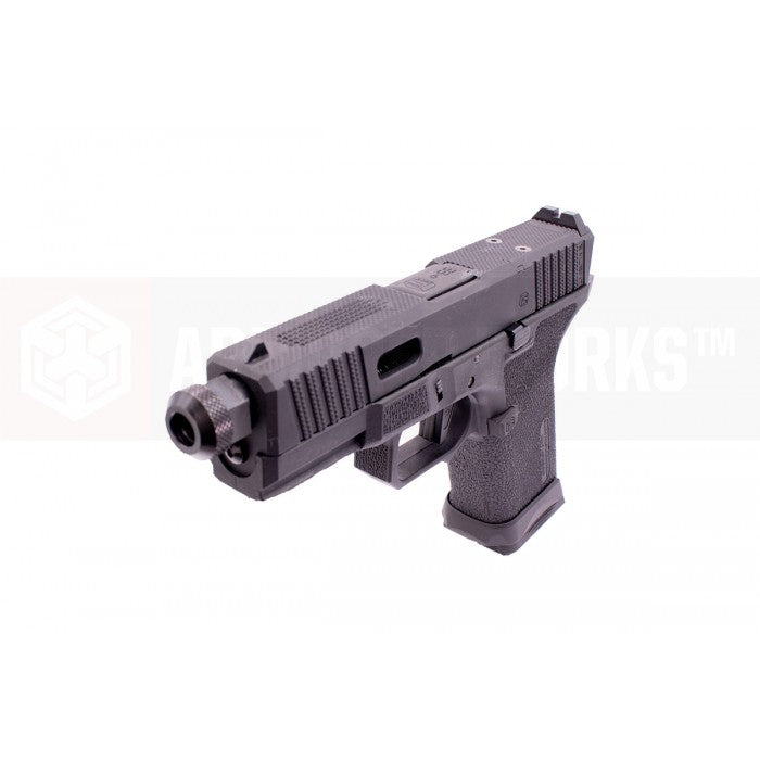 EMG SAI BLU Tier One 2.0 Compact GBB Pistol Airsoft ( Aluminum / Green Gas Type ) ( Black ) #SA-TO2001