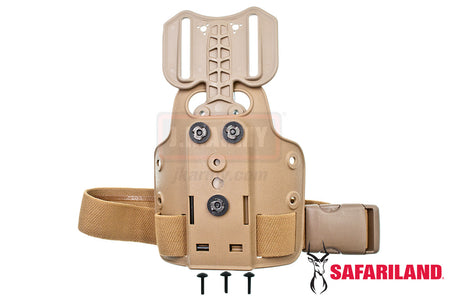 Safariland Model 6004-25 Single Strap Leg Shroud with Drop Flex Adapter ( DFA )-55