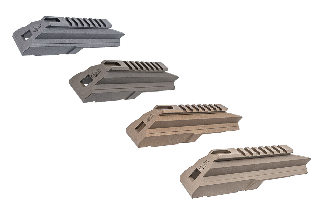 SAG PTD AK MK3 MIL-STD Full Top Rail Chassis Kit For GHK AK105 GBB Airsoft Series ( Cerakote )-H-232 Cerakote Magpul O.D. Green