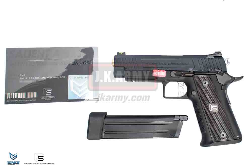 EMG SAI 2011 DS Hi-Capa 4.3 Airsoft GBB Pistol ( BK )